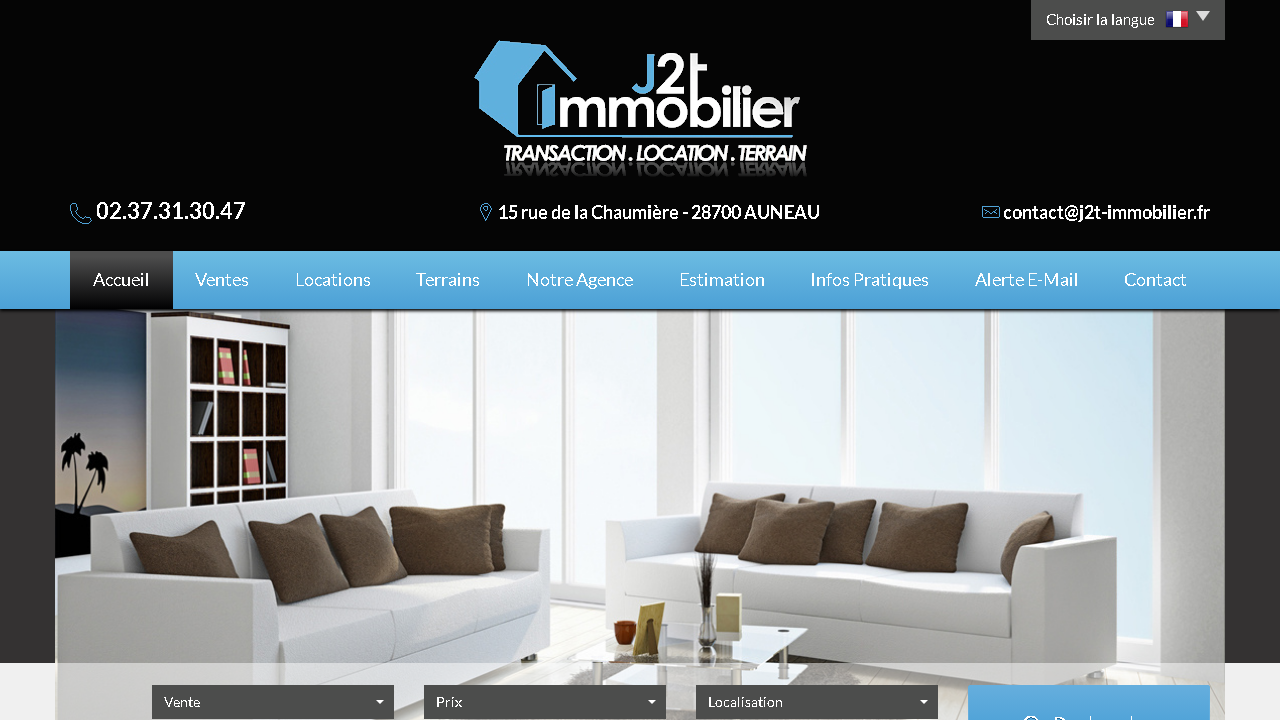 Capture d'écran de http://j2t-immobilier.fr/ 